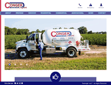 Tablet Screenshot of congerlpgas.com